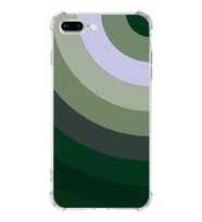 Apple iPhone 8 Plus Uyumlu Köşe Korumalı Antişok  Kapak Renk Cümbüşü Tasarımlı Şeffaf Silikon Kılıf