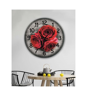 bilge Tasarım retro Duvar Saati 40 x 40 CM (Karışık)