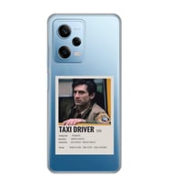 Redmi Note 12 Pro 5G Uyumlu Taxi Driver Poster Tasarımlı Şeffaf Telefon Kılıfı