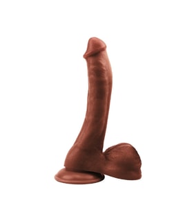 Lilitu Shop 24 cm Realistik Vantuzlu Melez Dildo Penis