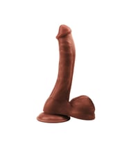 Lilitu Shop 24 cm Realistik Vantuzlu Melez Dildo Penis