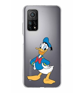 Xiaomi Mi 10 T Uyumlu Kapak Donald Duck Tasarımlı Şeffaf Silikon Kılıf
