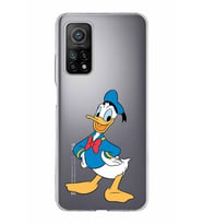 Xiaomi Mi 10 T Uyumlu Kapak Donald Duck Tasarımlı Şeffaf Silikon Kılıf