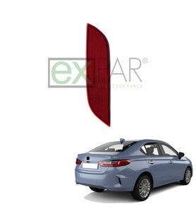 HONDA CITY ARKA TAMPON REFLEKTÖRÜSAĞ TARAF 2020 - 2024 CİTY ARKA KEDİ GÖZÜ