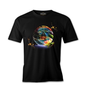 Pink Floyd - Earth Siyah Erkek Tshirt