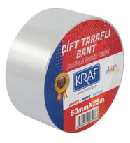 KRAF ÇİFT TARAFLI BANT 50MMX25M 2550G