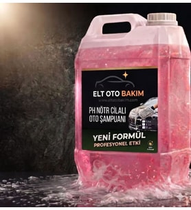 ELT Oto Bakım 5 Lt pH Nötr Cilalı Oto Şampuanı - Profesyonel Etki (Yeni Formül)
