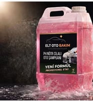 ELT Oto Bakım 5 Lt pH Nötr Cilalı Oto Şampuanı - Profesyonel Etki (Yeni Formül)