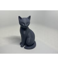 Kedi Heykeli Dekoru Karbon Malzeme (Çok Renkli)
