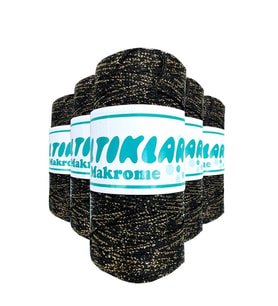Northcity 5 Adet Polyester Simli Makrome İpi S-S-60