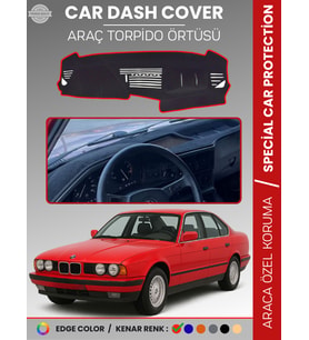 BMW E34 5 SERİSİ AİRBAGSİZ (1988-1996) Torpido Örtüsü Panel Torpido Koruma Tam Uyum Çatlamayı Önler