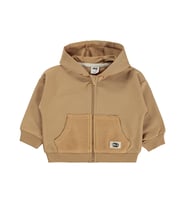 Civil Baby Etiketli Basic 6-18 Ay Hırka - Kahverengi (Camel)