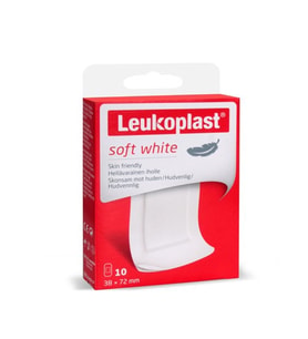 Leukoplast Soft White 38x72 mm 10 Adet Yara Bandı