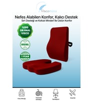 VİSCO BEL ve OTURMA MİNDERİ 2'Lİ TAKIM