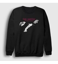 Presmono Unisex Siyah The Queen Is Dead The Smiths Sweatshirt 525128tt