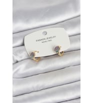 Deniz Kabuğu Model Gold Pirinç Çocuk Küpe - TJ-BKP11649