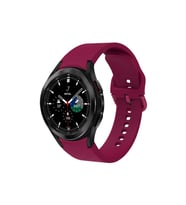 Samsung Galaxy Watch 4 Classic 42mm Uyumlu Kordon Silikon Spor Görünümlü Esnek Yumuşak KRD-50 Kayış