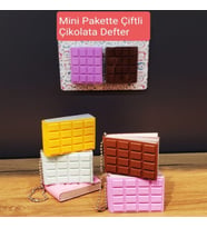 Mini Çiftli Çikolata Not Defteri