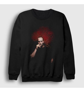 Presmono Unisex Siyah Cool Jason Statham Sweatshirt 396917tt