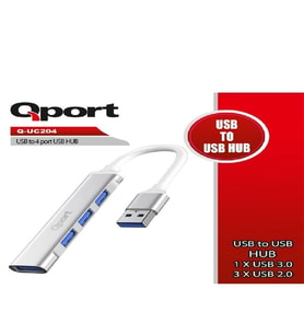 QPORT Q-UC204 USB TO 4 PORT USB ÇOKLAYICI