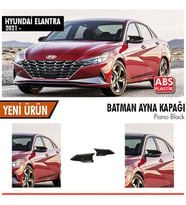 Hyundai Elantra Yarasa Ayna Kapağı Batman Parlak Siyah Piano Black