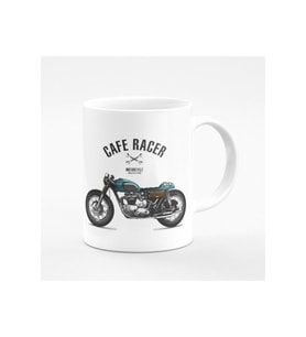 Cafe Racer Motorsikletli Baskılı Kupa/bardak