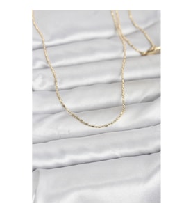 Mey İthalat® CM 14K Gold Renk Parçalı Topçuk Model 60 cm Kadın Kolye
