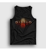 Presmono Unisex Siyah Logo Oyun Diablo iii Atlet 323818tt