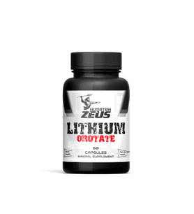 Zeus Nutrition Lithium Orotate 5 mg 60 Veggie Capsules (Silver)