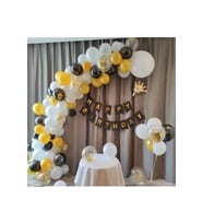 Çıtıpıtıstore Beyaz Gold Doğum Günü Balon Seti