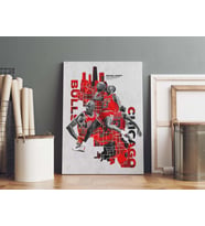 Michael Jordan Kanvas Tablo 40x55cm NBA Poster