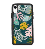 iPhone XR Color Leaf Tasarımlı Glossy Telefon Kılıfı
