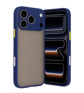 Newface Apple iPhone 17 Pro Max Kılıf Montreal Silikon Kapak - Lacivert