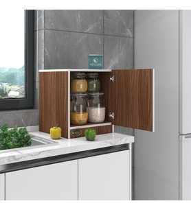Kenzlife kapaklı mutfak dolabı melek39 cvz 039x039x39 banyo ofis komodin (m) (Karışık)