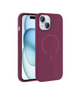 Apple iPhone 15 Kılıf M-safe Şarj Özellikli Zore Meta Kapak