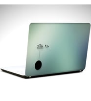 Baykuş Minimal Laptop Sticker 10 İnch (25X19CM)
