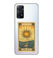 Redmi Note 11 Pro Uyumlu The Sun Tarot Tasarımlı Şeffaf Telefon Kılıfı