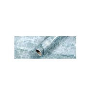 River World Mavi Renkte 5 metre 60 cm ebatında Su Geçirmez Yapışkanlı Mermer Deseni Olan Masa Tezgah Mutfak Folyo Sticker