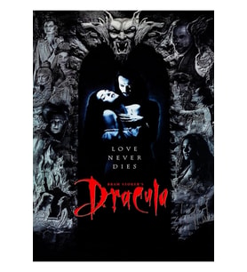 Drakula Tablo Ahşap Poster Dekoratif
