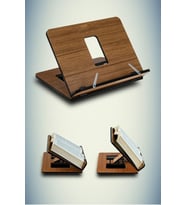 Ahşap Kitap Okuma Ve Tablet Standı