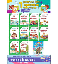 1.Sınıf Renkli Hecelerle Eğlenceli Öyküler Seti (Yarıyıl Tatil Kitabı Hediyeli)