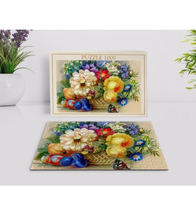 BK Home Yağlıboya Tasarımlı 1000 Parça Profesyonel Puzzle-15