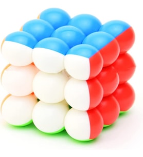 3X3 BONCUK ZEKA KÜPÜ 3X3 ZEKA KÜPÜ 3X3 SABIR KÜPÜ 3X3 RUBİKS CUBE CUBER SPEED 3X3 BALL CUBE BEAD MAGİC CUBE