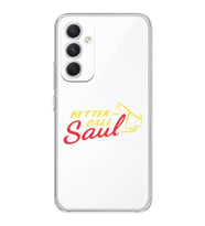 Samsung Galaxy A34 Uyumlu Better Call Saul Tasarımlı Şeffaf Telefon Kılıfı
