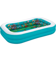 Bestway 3D Undersea Adventure Şişirilebilir Oyun Havuzu 2,62 M X 1.75 M X 51 Cm (Çok Renkli)