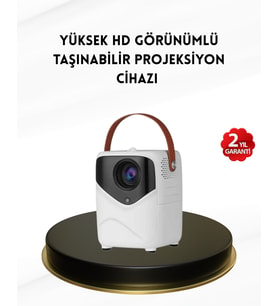Akıllı Projektör – Full Hd, 64Gb Depolama, 2Gb Ram, Uzaktan Kumanda Destekli