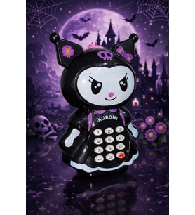 Kuromi Müzikli Oyuncak Telefon siyah
