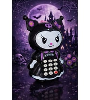 Kuromi Müzikli Oyuncak Telefon siyah
