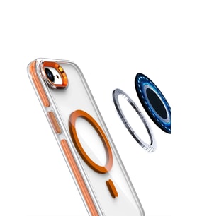 Durukar® iPhone 16E Bella Magsafe Kapak - Turuncu