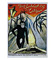 Caligari Poster 2 Tablo Ahşap Poster Dekoratif